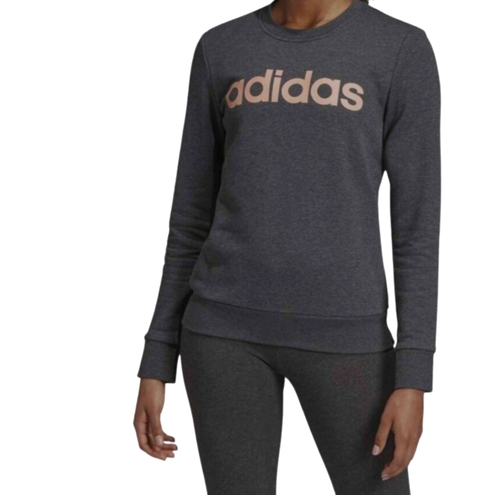 ADIDAS Pullover Sweatshirt Size Small in Grey